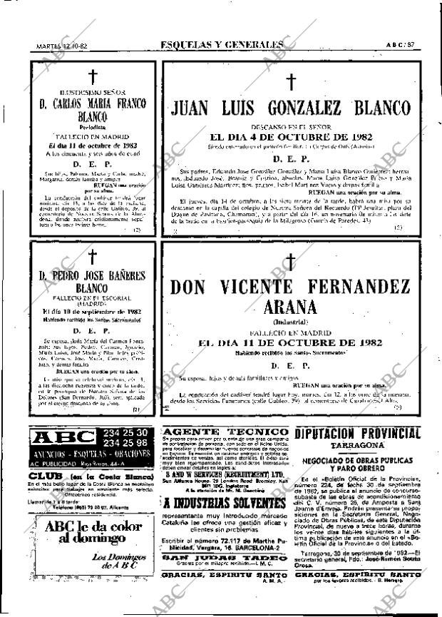 ABC MADRID 12-10-1982 página 87