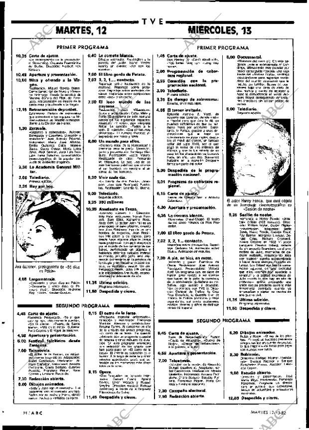 ABC MADRID 12-10-1982 página 94