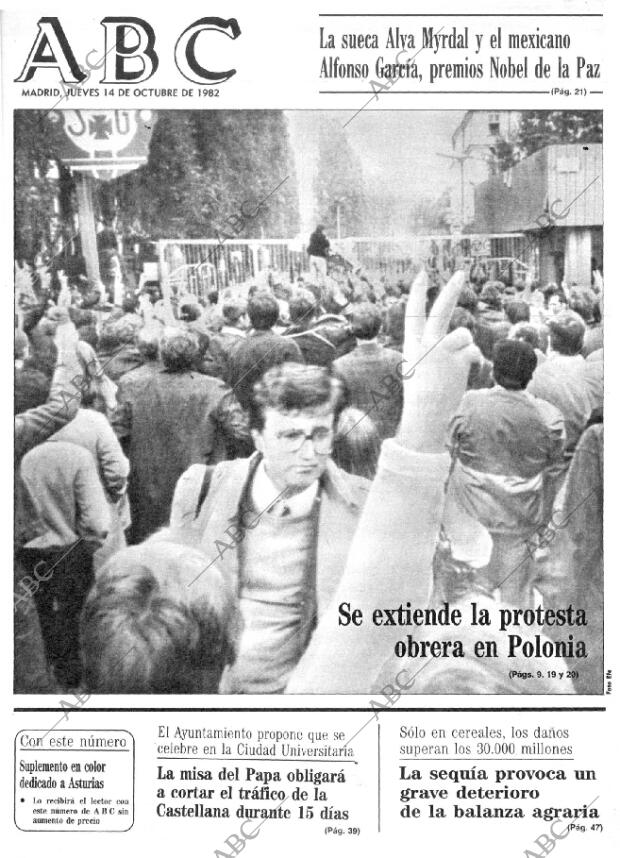 ABC MADRID 14-10-1982 página 1