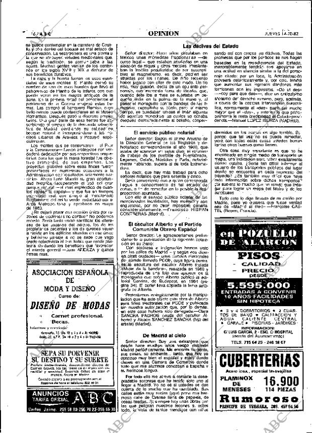 ABC MADRID 14-10-1982 página 16