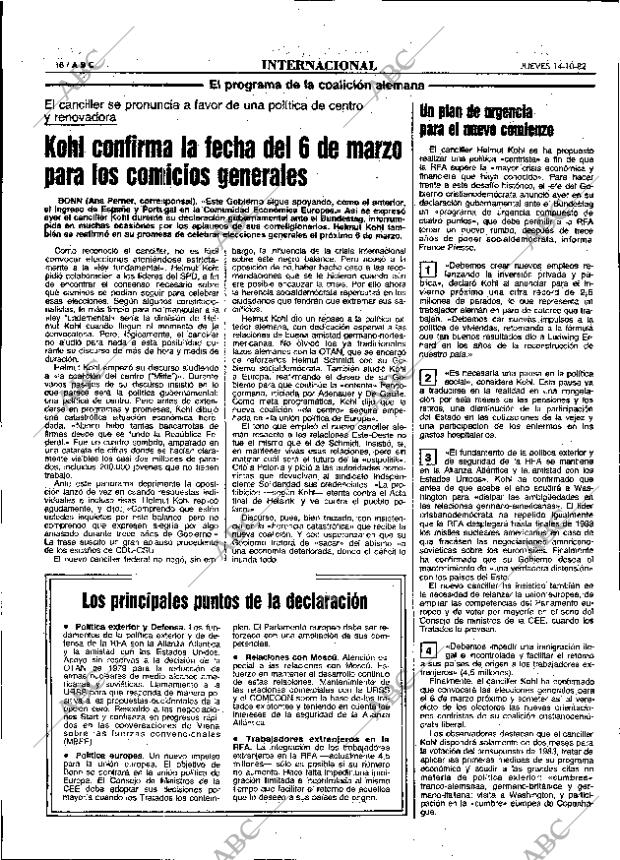 ABC MADRID 14-10-1982 página 18