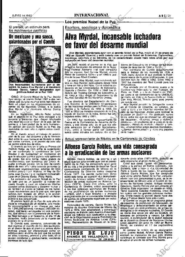 ABC MADRID 14-10-1982 página 21