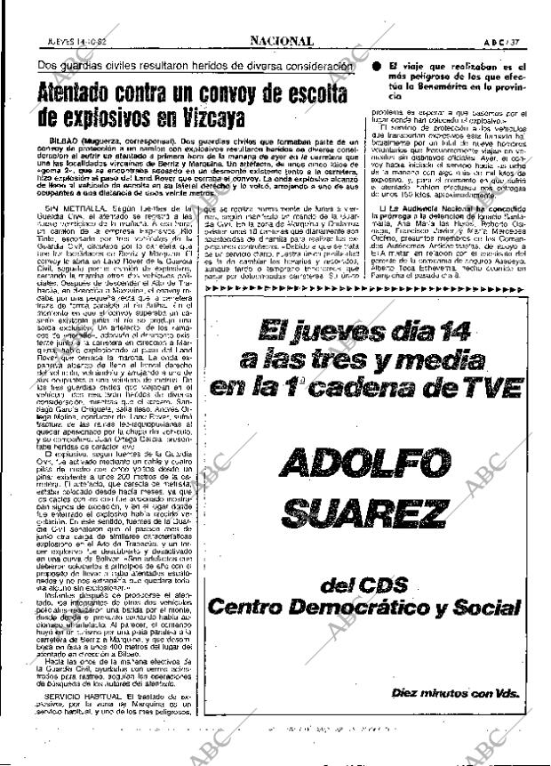 ABC MADRID 14-10-1982 página 37