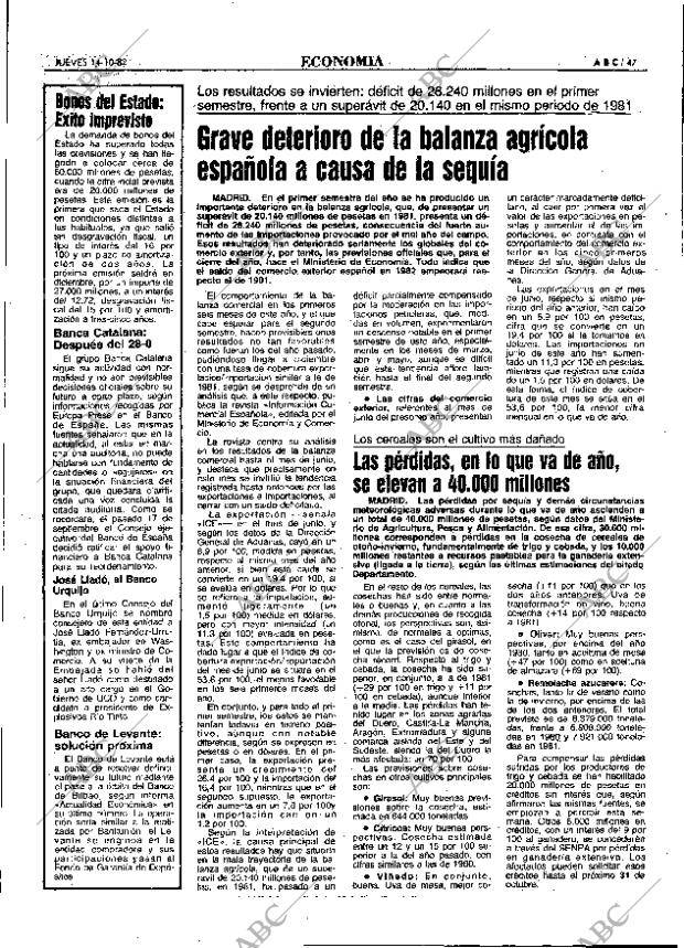 ABC MADRID 14-10-1982 página 47