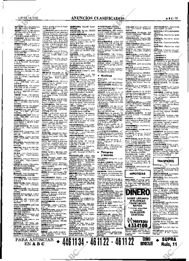 ABC MADRID 14-10-1982 página 77