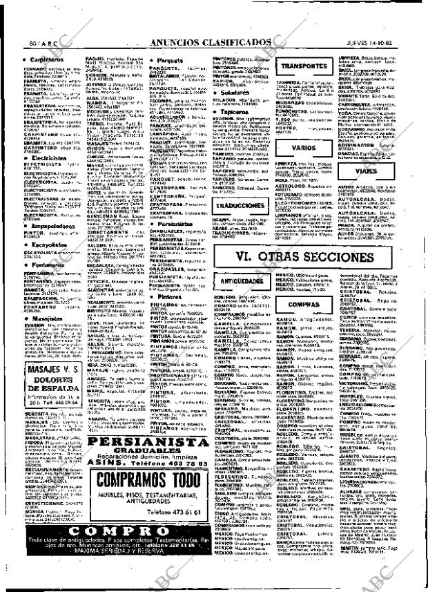 ABC MADRID 14-10-1982 página 80