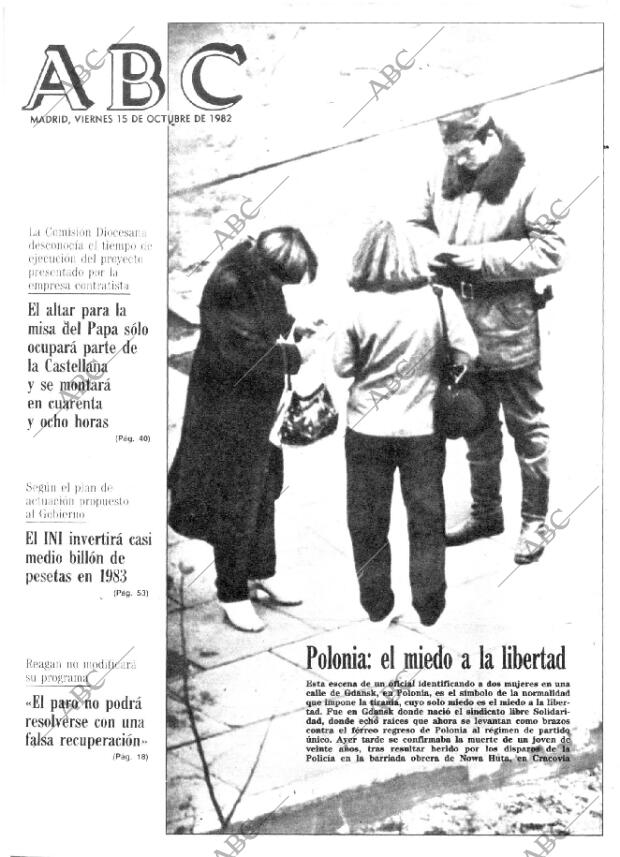 ABC MADRID 15-10-1982 página 1