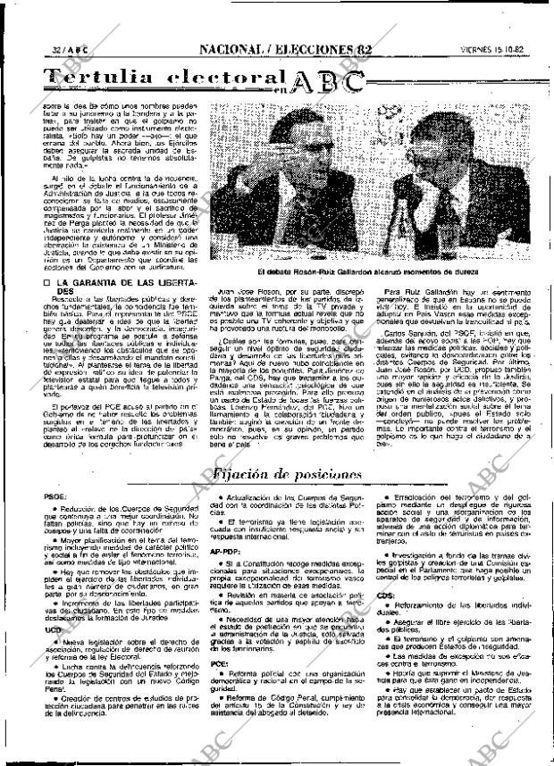 ABC MADRID 15-10-1982 página 32