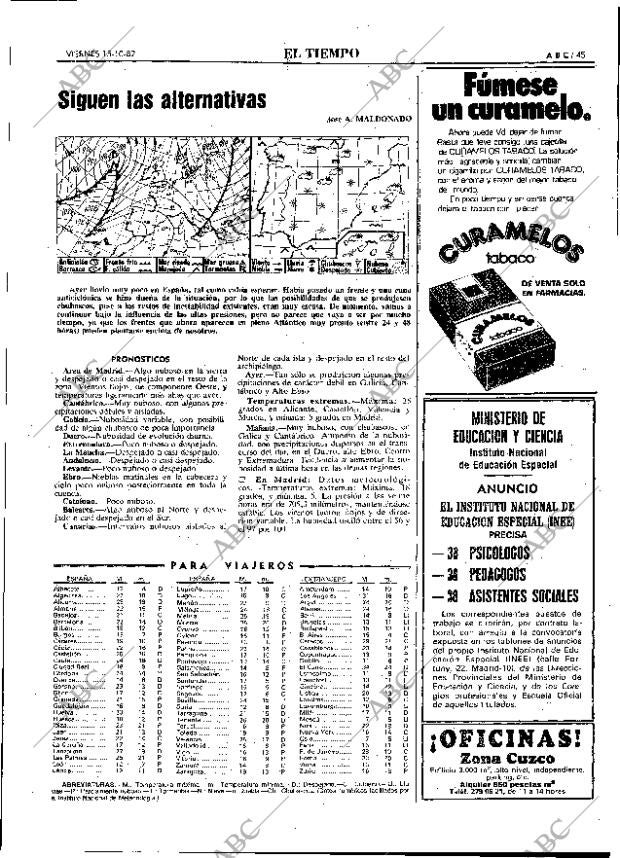 ABC MADRID 15-10-1982 página 45