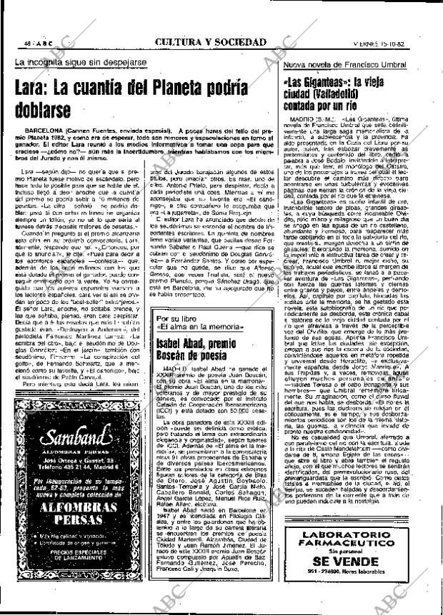 ABC MADRID 15-10-1982 página 48