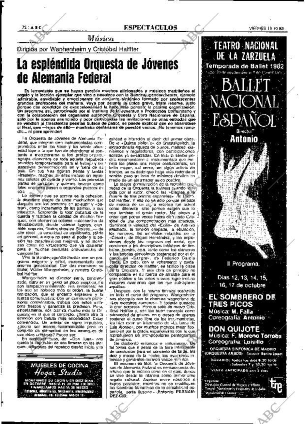 ABC MADRID 15-10-1982 página 72