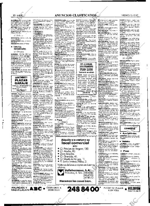 ABC MADRID 15-10-1982 página 82