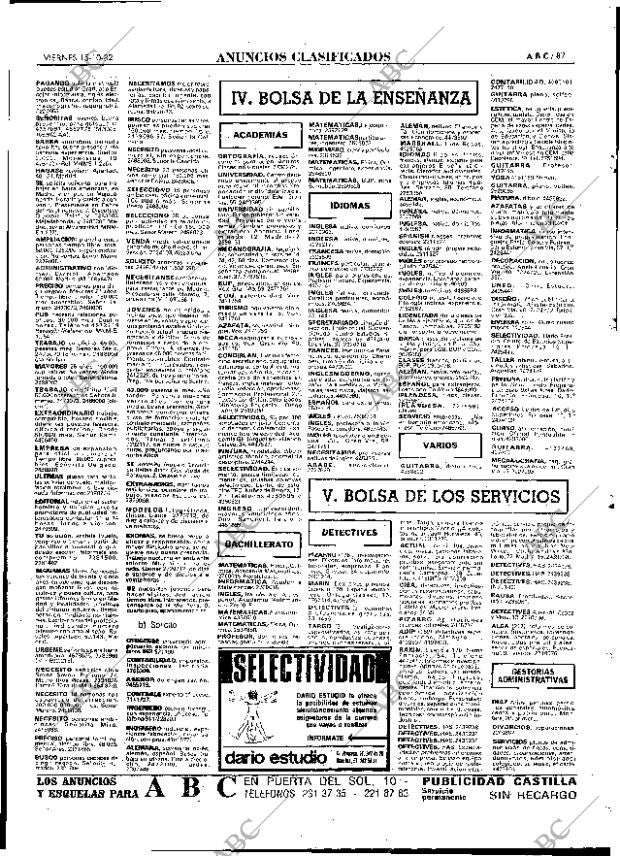ABC MADRID 15-10-1982 página 87