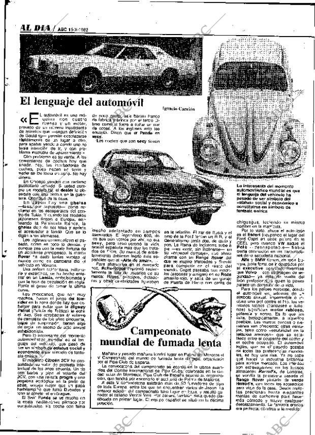 ABC MADRID 15-10-1982 página 92