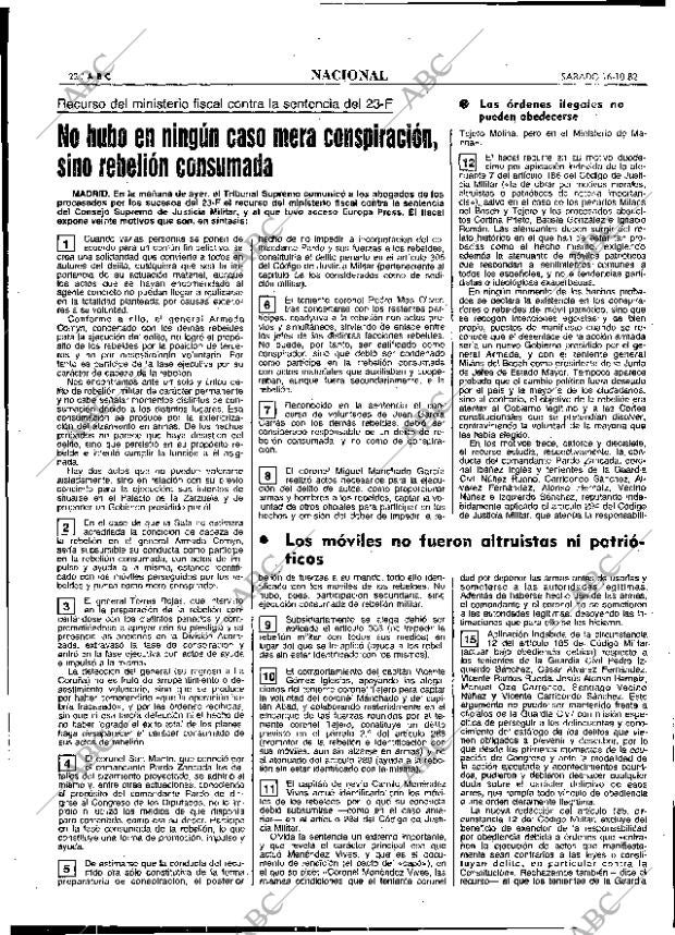 ABC MADRID 16-10-1982 página 22
