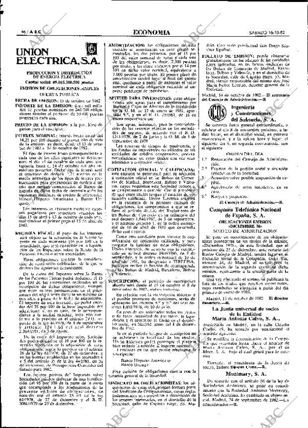 ABC MADRID 16-10-1982 página 58