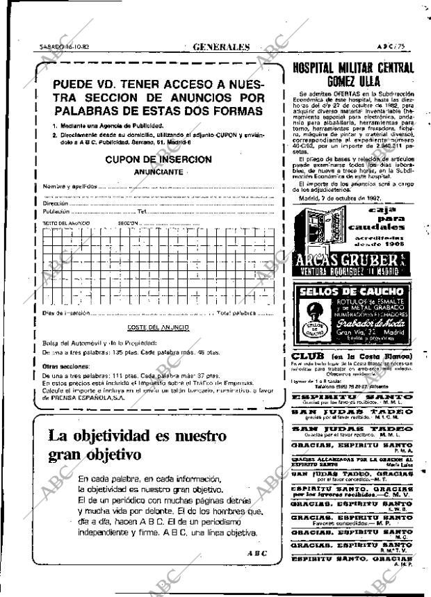 ABC MADRID 16-10-1982 página 87