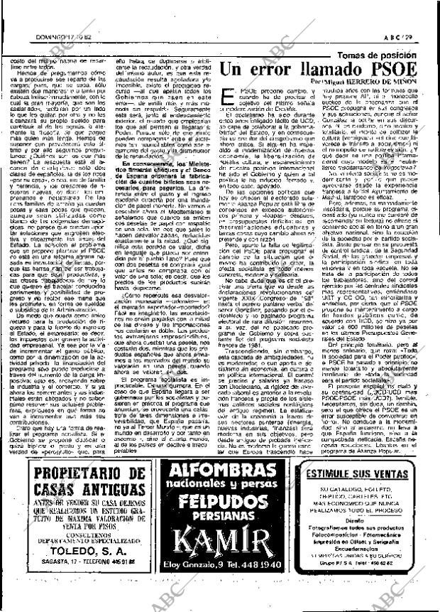 ABC MADRID 17-10-1982 página 29