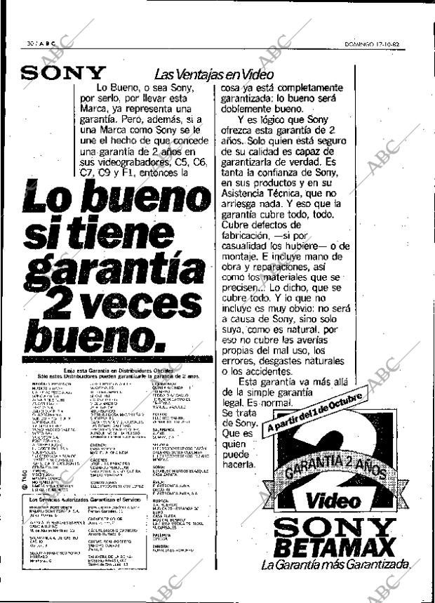 ABC MADRID 17-10-1982 página 30