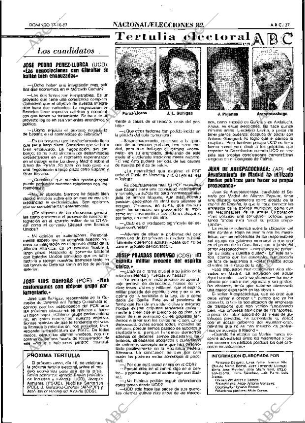 ABC MADRID 17-10-1982 página 37