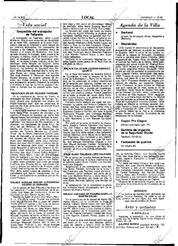 ABC MADRID 17-10-1982 página 44