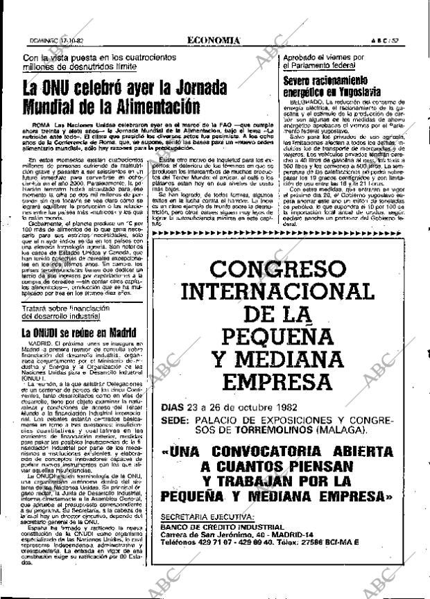 ABC MADRID 17-10-1982 página 57
