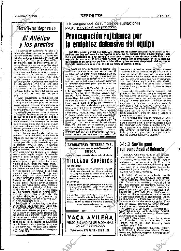 ABC MADRID 17-10-1982 página 65