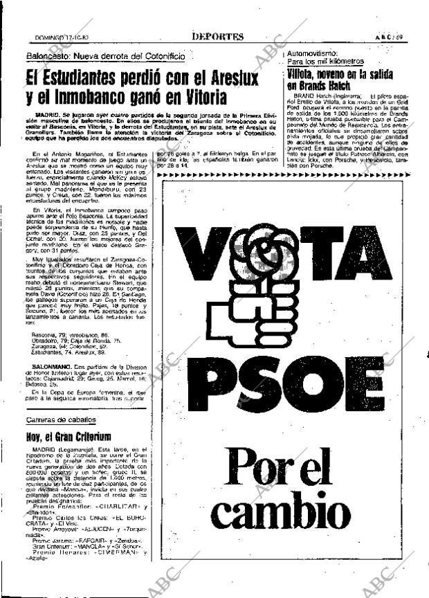 ABC MADRID 17-10-1982 página 69