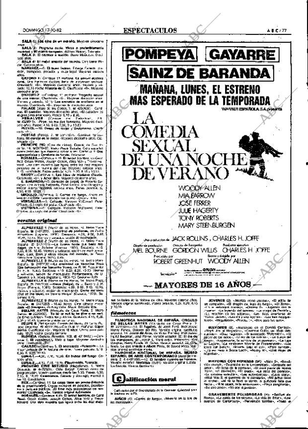ABC MADRID 17-10-1982 página 77