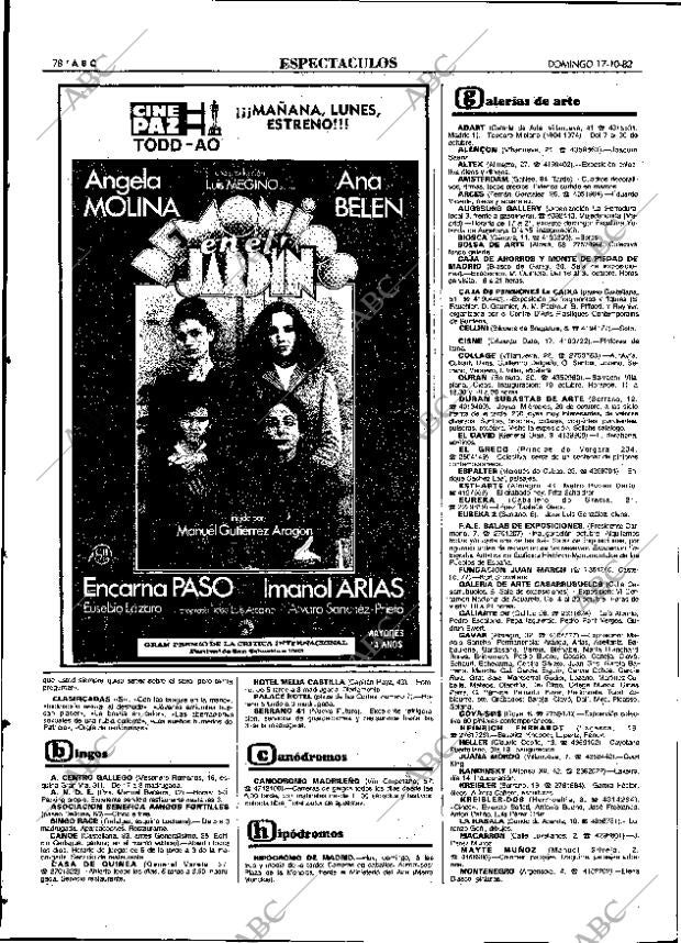 ABC MADRID 17-10-1982 página 78