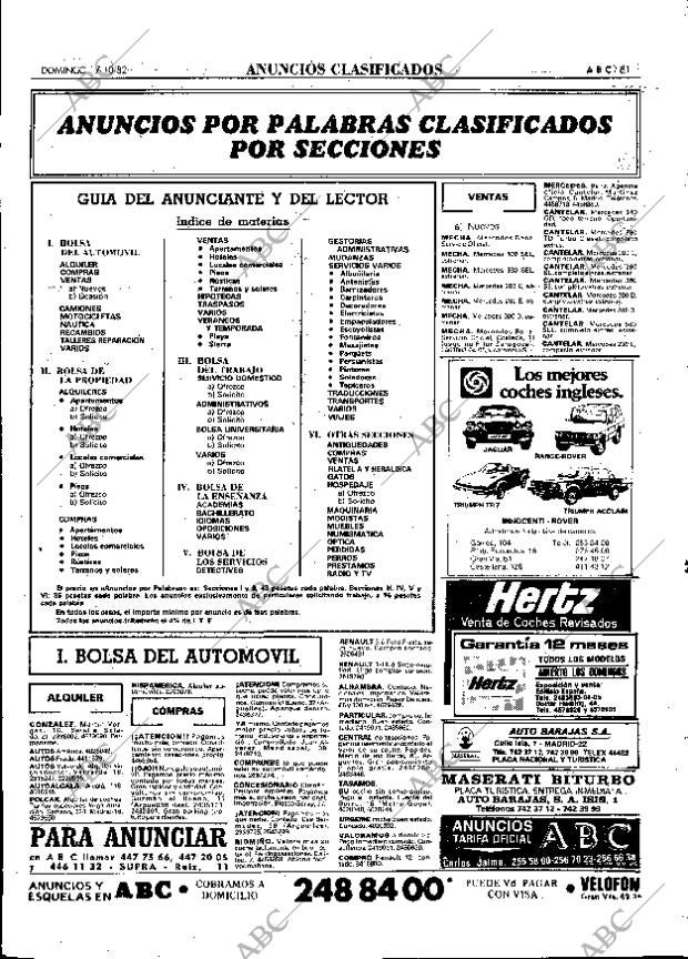 ABC MADRID 17-10-1982 página 81