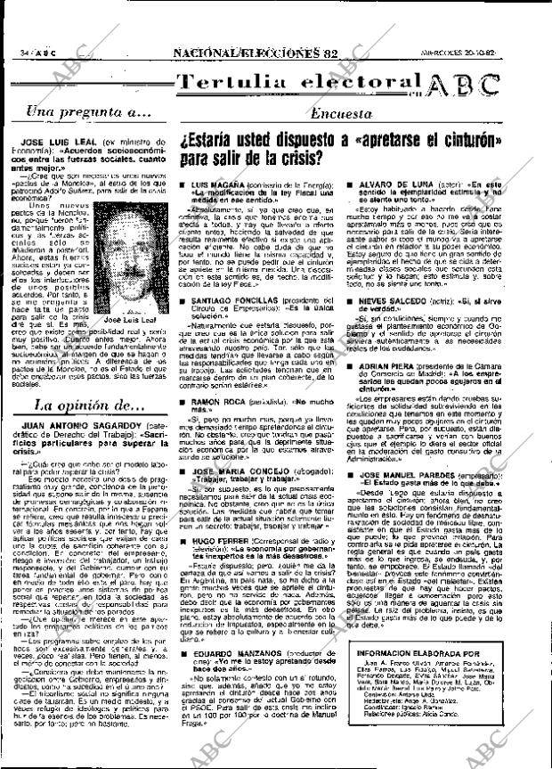 ABC MADRID 20-10-1982 página 34