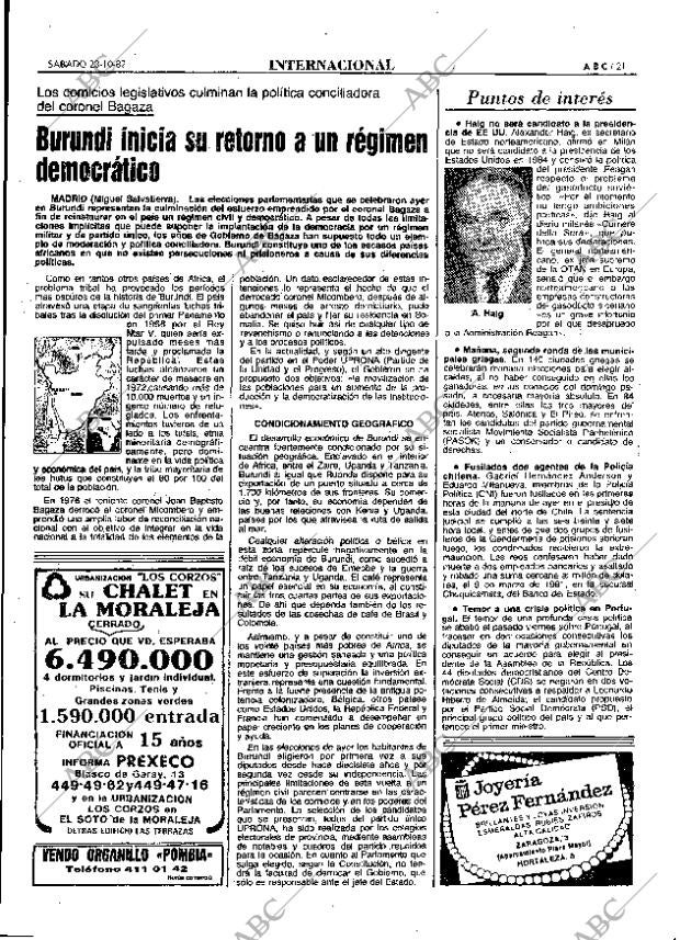 ABC MADRID 23-10-1982 página 21