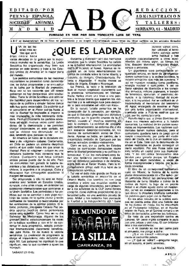 ABC MADRID 23-10-1982 página 3