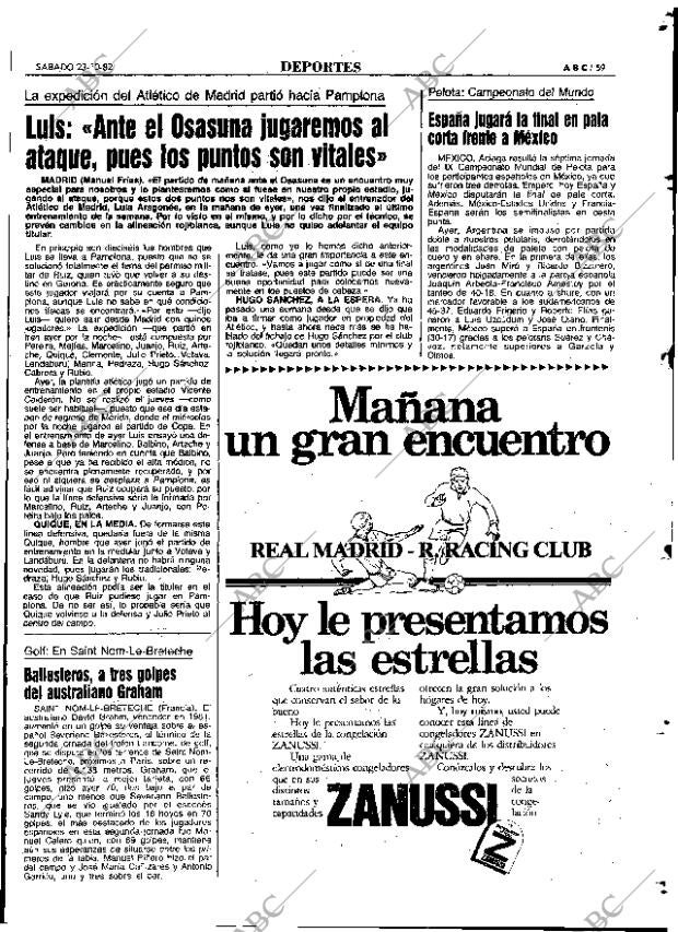 ABC MADRID 23-10-1982 página 71