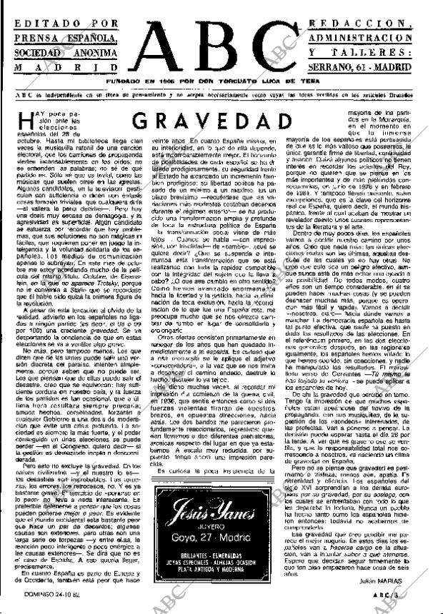 ABC MADRID 24-10-1982 página 3