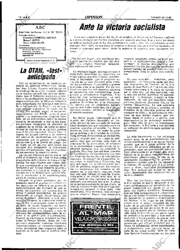 ABC MADRID 30-10-1982 página 10