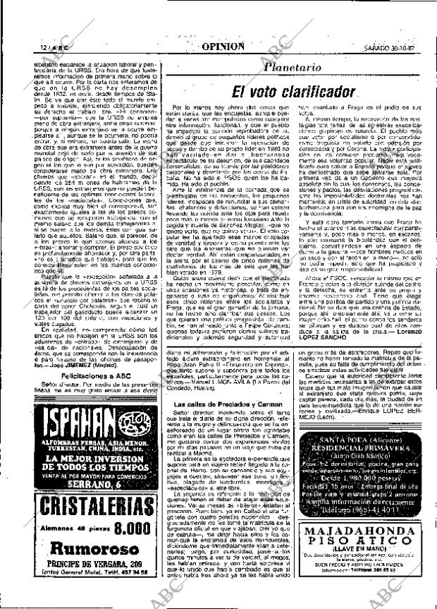 ABC MADRID 30-10-1982 página 12