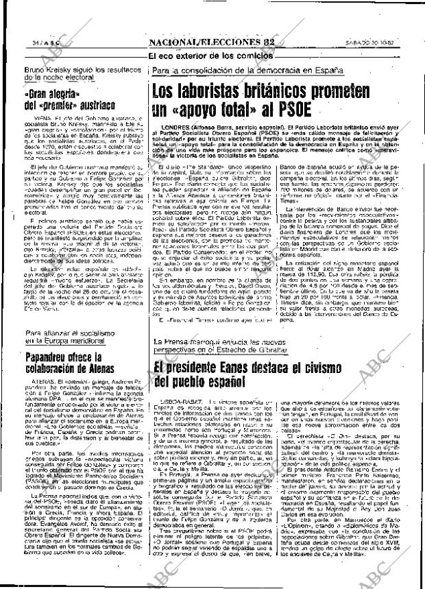 ABC MADRID 30-10-1982 página 34