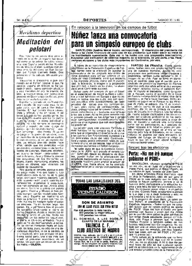 ABC MADRID 30-10-1982 página 66