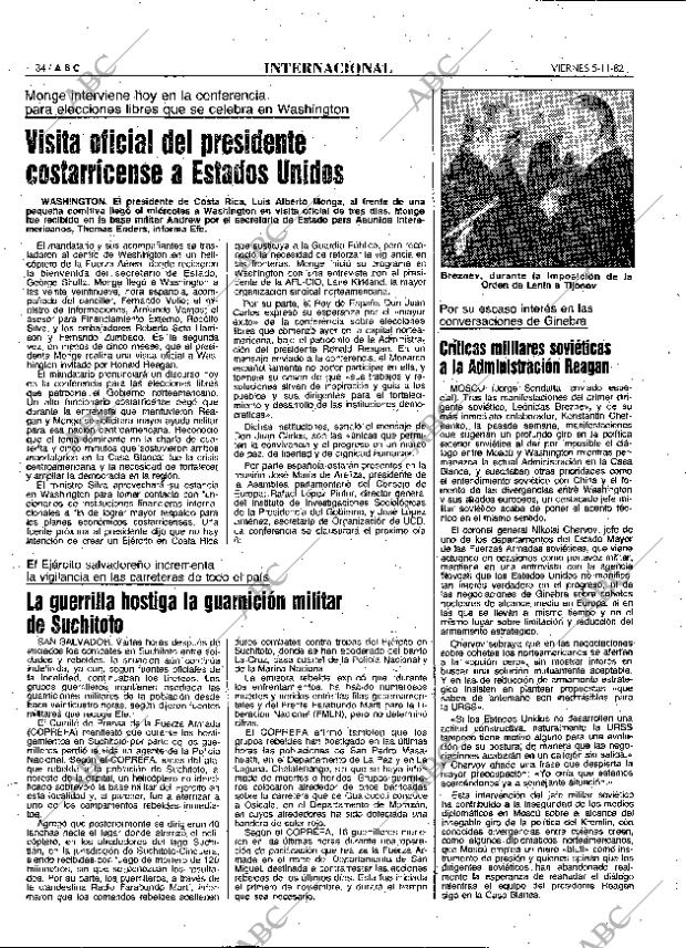 ABC MADRID 05-11-1982 página 34