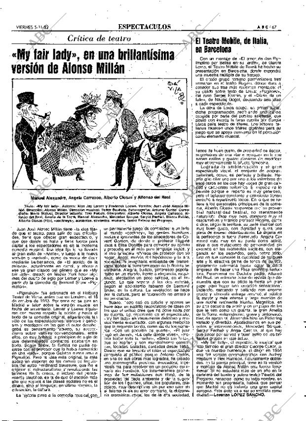ABC MADRID 05-11-1982 página 67