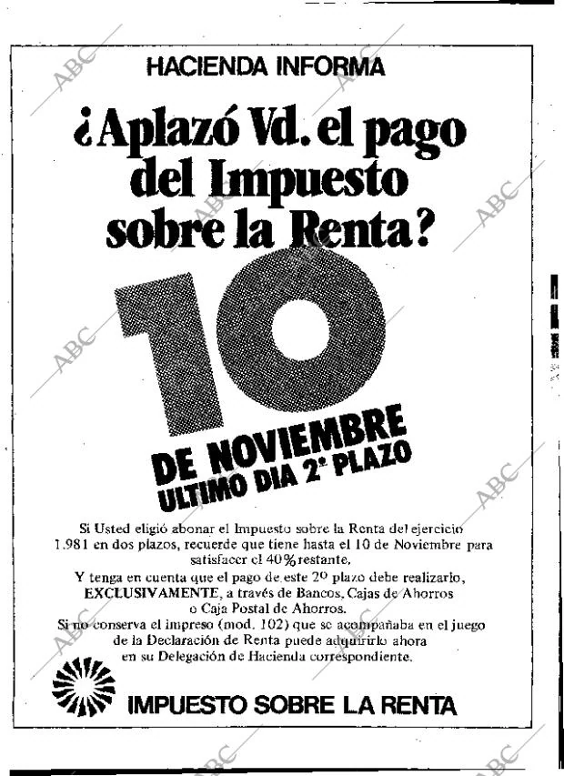 ABC MADRID 05-11-1982 página 92