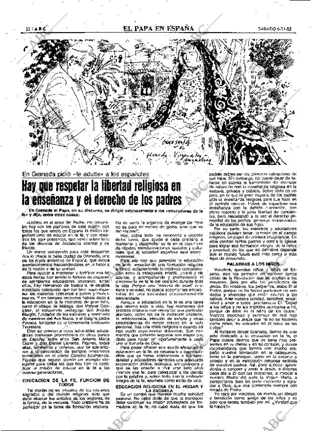 ABC MADRID 06-11-1982 página 22