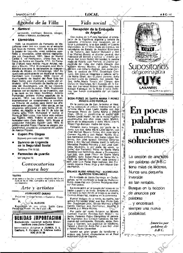 ABC MADRID 06-11-1982 página 41