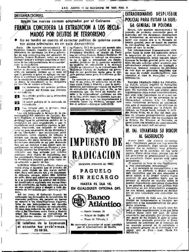ABC SEVILLA 11-11-1982 página 16