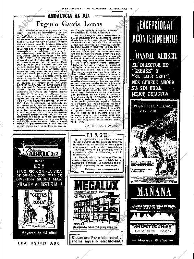 ABC SEVILLA 11-11-1982 página 19