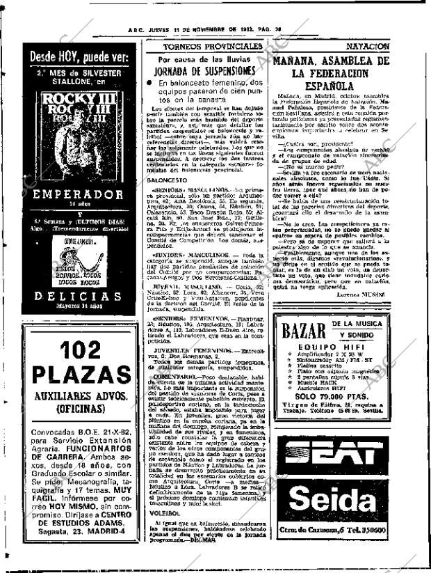 ABC SEVILLA 11-11-1982 página 46