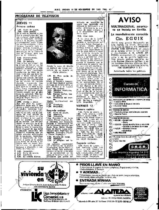 ABC SEVILLA 11-11-1982 página 49