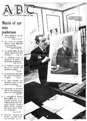 ABC MADRID 12-11-1982 página 1